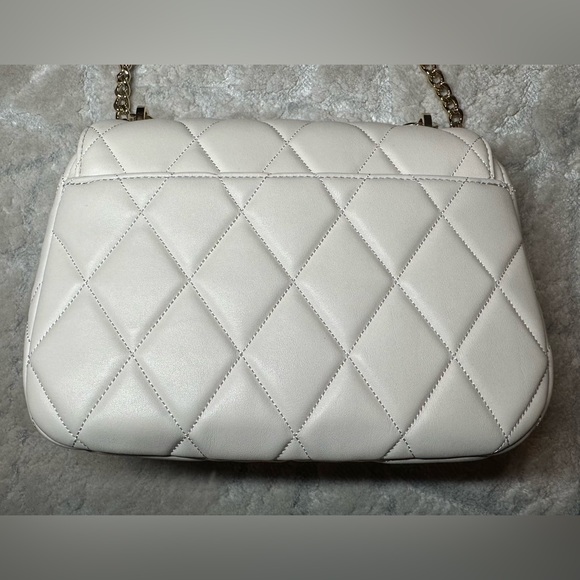 Kate Spade Carey Small Flap Shoulder Crossbody Bag in Parchment - Picture 2 of 10